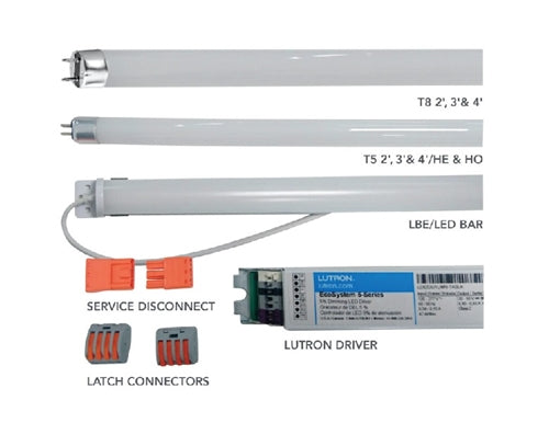 E3 Lutron Ballast to LED Upgrade Kit T5 14 Watt
